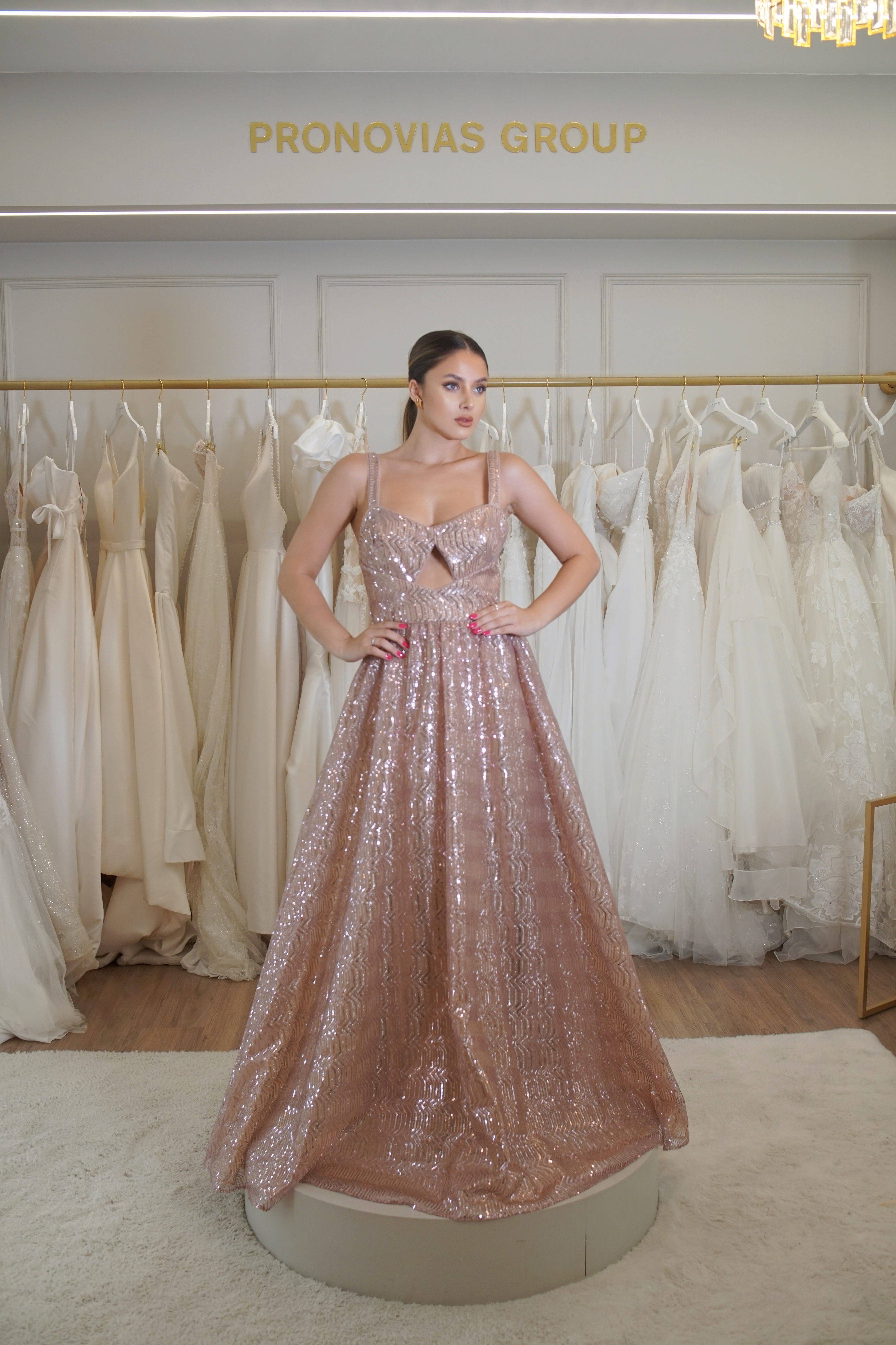 Vestido Rosé Paete Agilitá