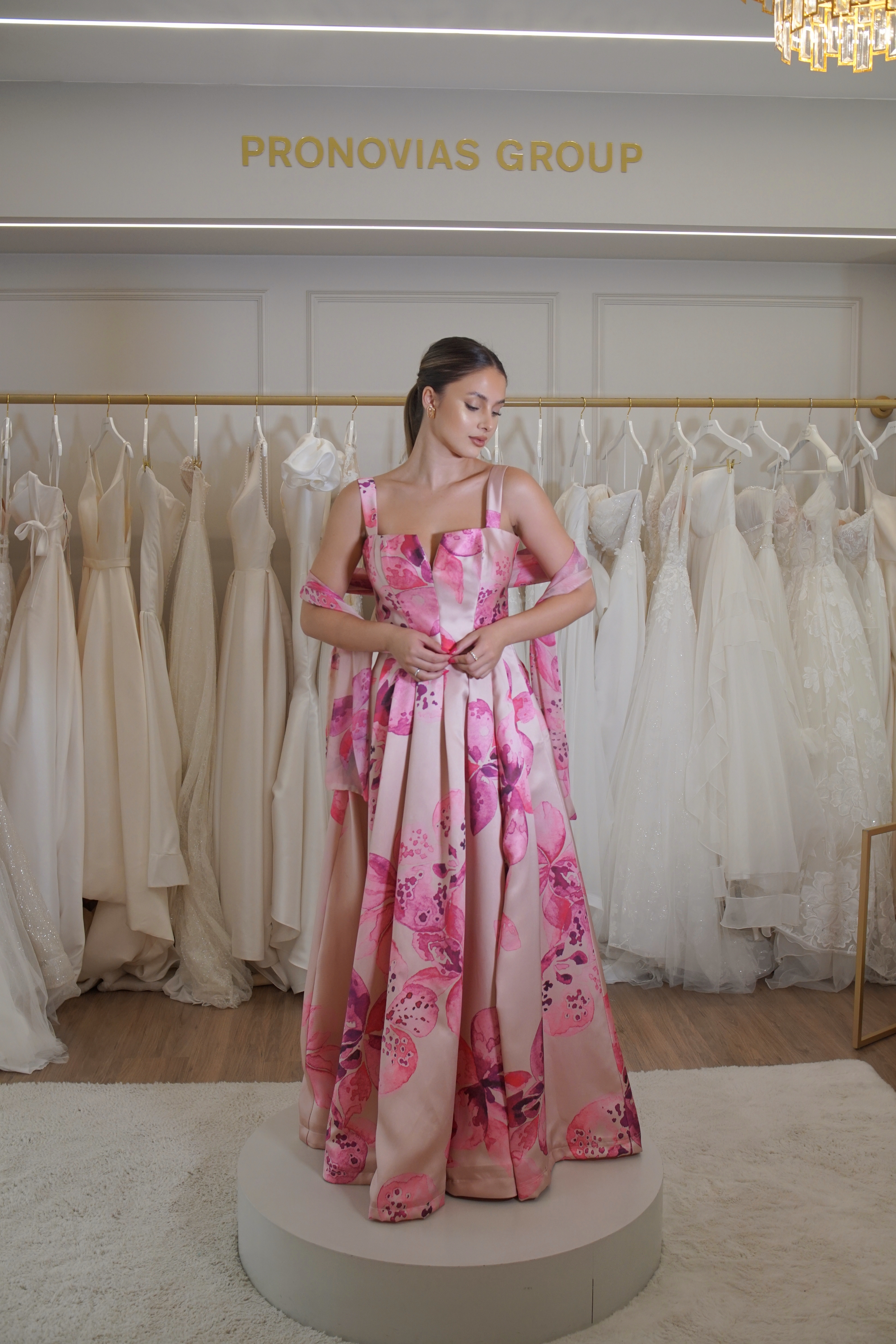 Vestido Rosé Estampado