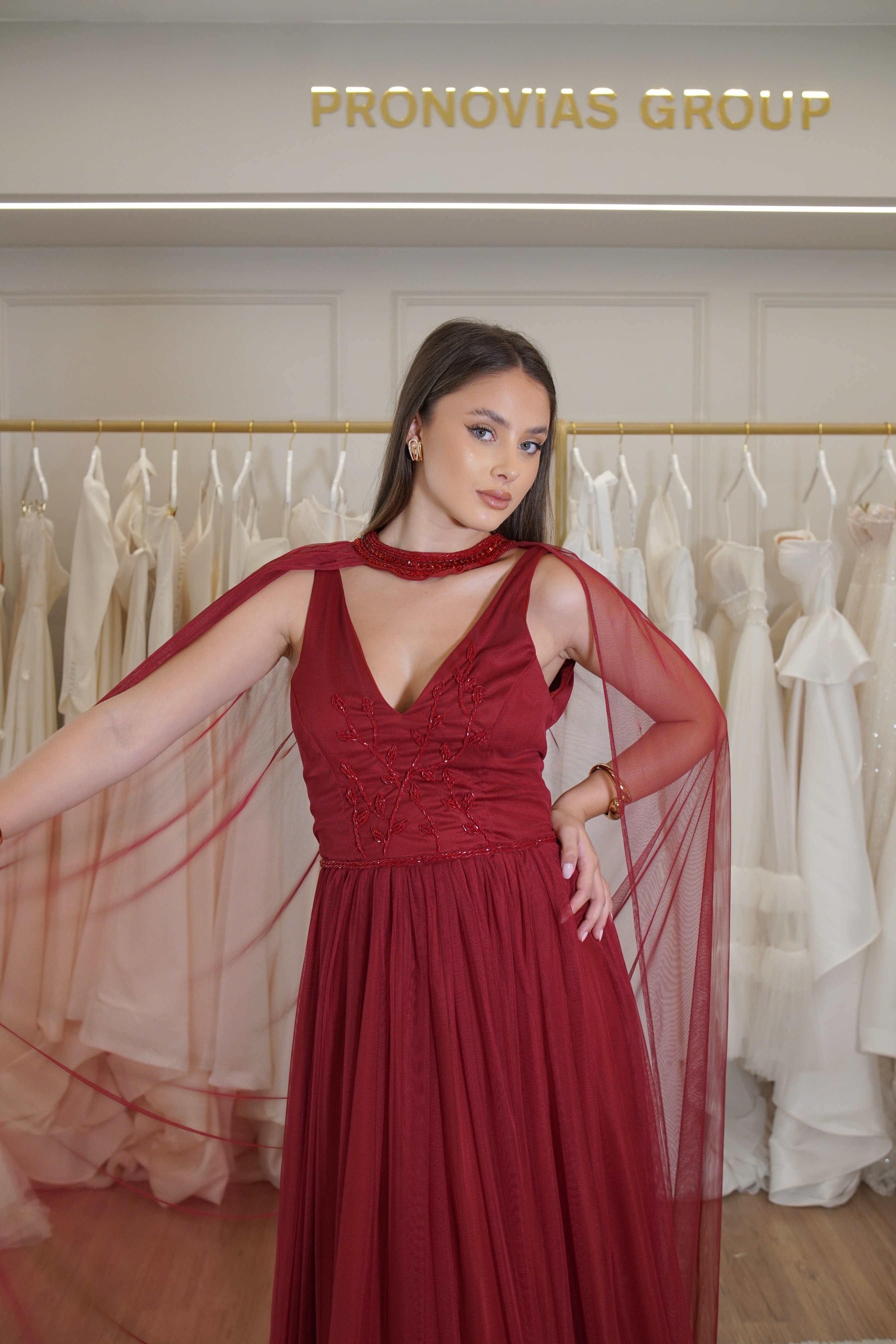 Vestido Marsala